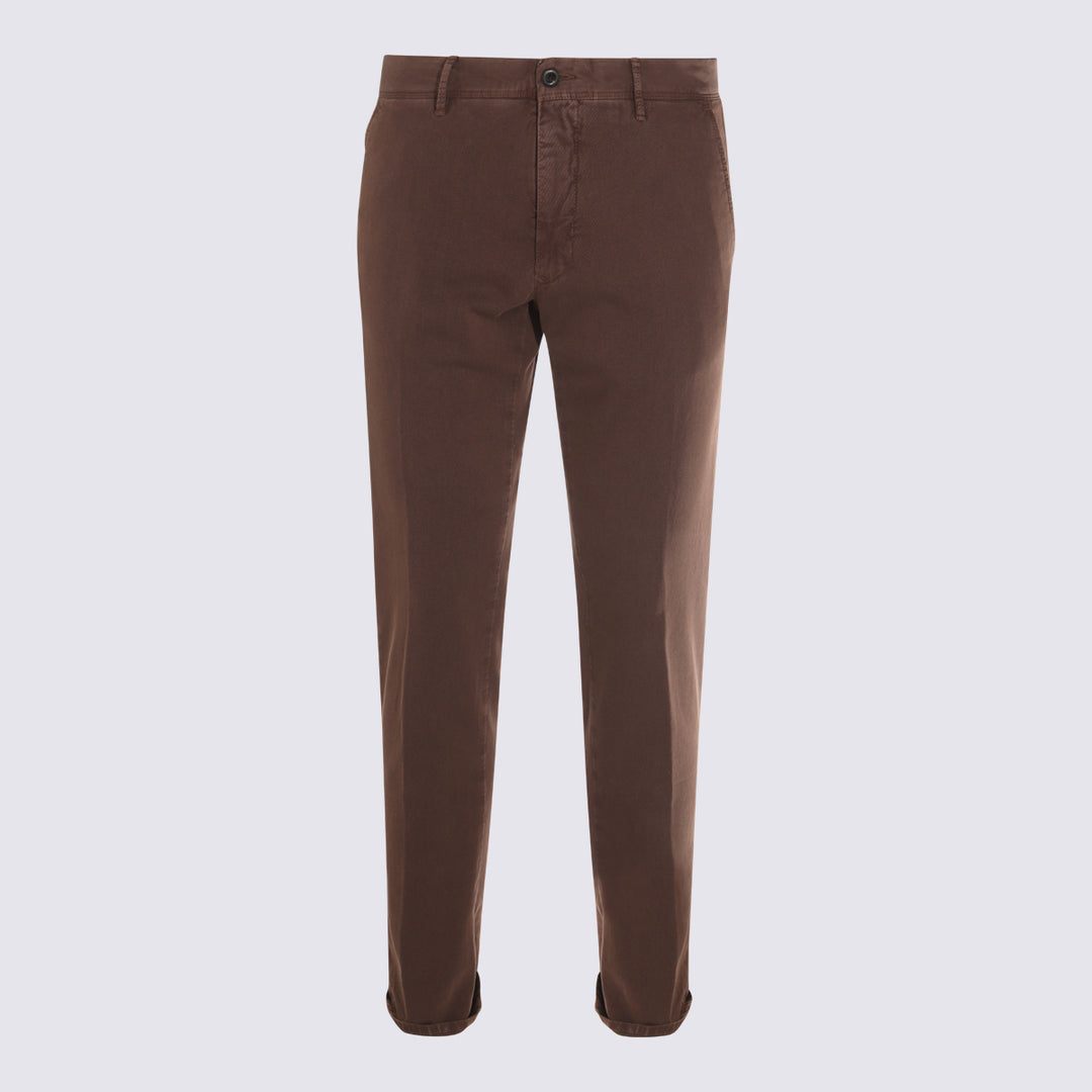 Incotex Trousers - Brown | 62e4e9822f7c91ba6d4c4a99b08fc0da49d375be