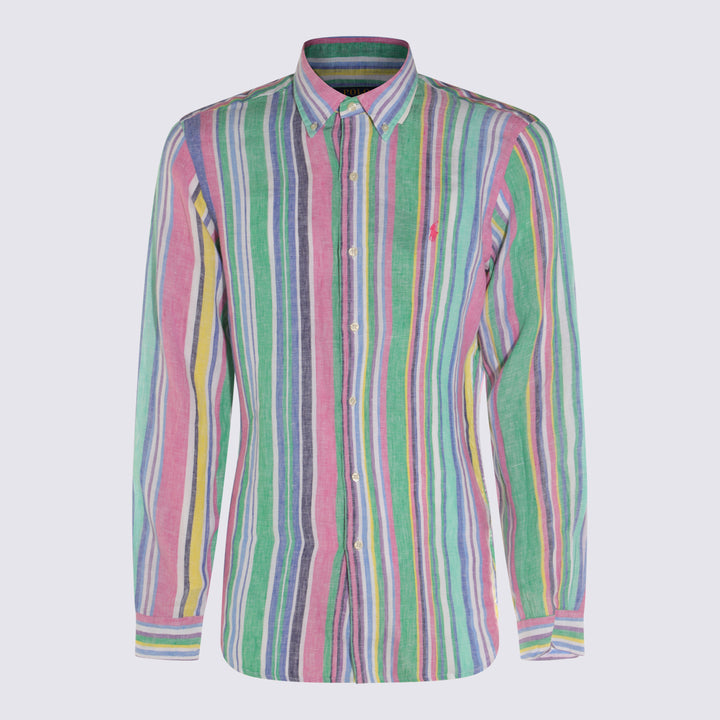 Polo Ralph Lauren Shirts - GREEN/PINK MULTI | 24f0547c81db87362d60d7cb15696c32fb5f6b6c