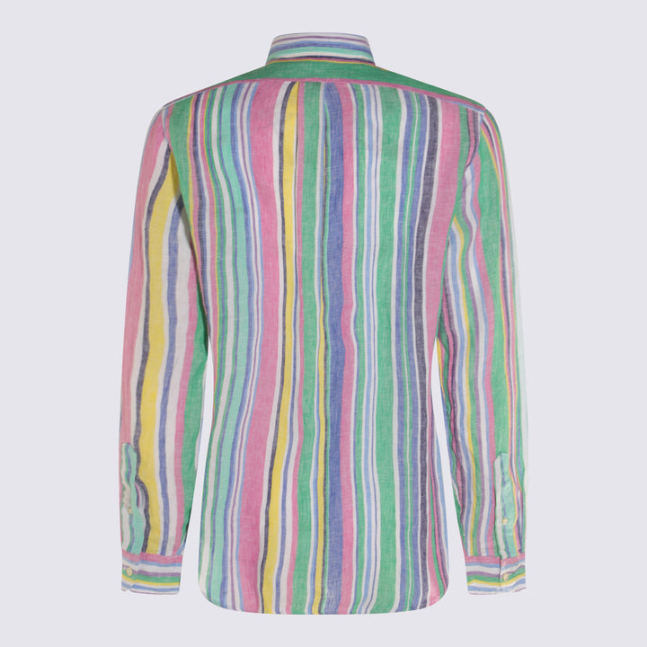 Polo Ralph Lauren Shirts - GREEN/PINK MULTI | 3679982eb1ad021d4cc7290a9646f002077f0802