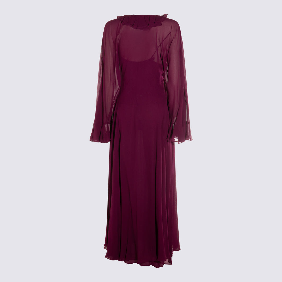 Twin-Set Dresses - RED PLUM | d87c1469c6021ec9bd90f37e2d8298187abaa60d