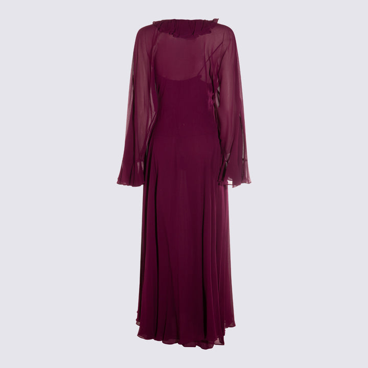 Twin-Set Dresses - RED PLUM | d87c1469c6021ec9bd90f37e2d8298187abaa60d