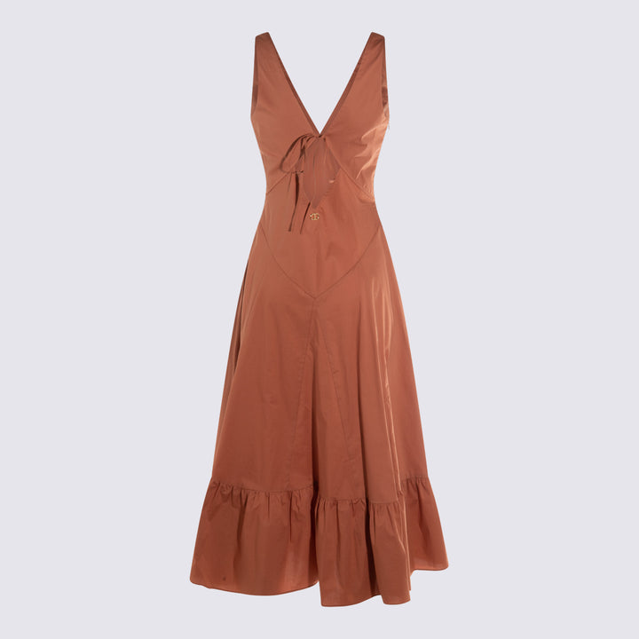 Twin-Set Dresses - AMBER BROWN | ca137fd617c7e0418c8c9f4b0cf1250212633be9