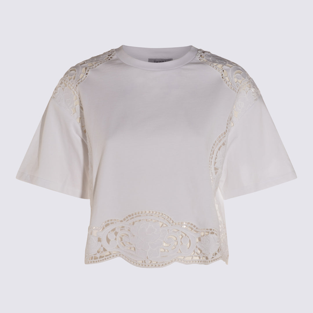 Twin-Set T-shirts and Polos - Light and natural | d7bfd9cfda73be2a2c755cac6928596bd2f6b7ed