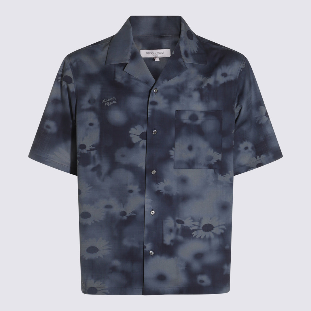 Maison Kitsune' Shirts - JUNIPER BERRY PRINT | a5a4bbfc1239402c3c443bc708630fd6a2fbede4