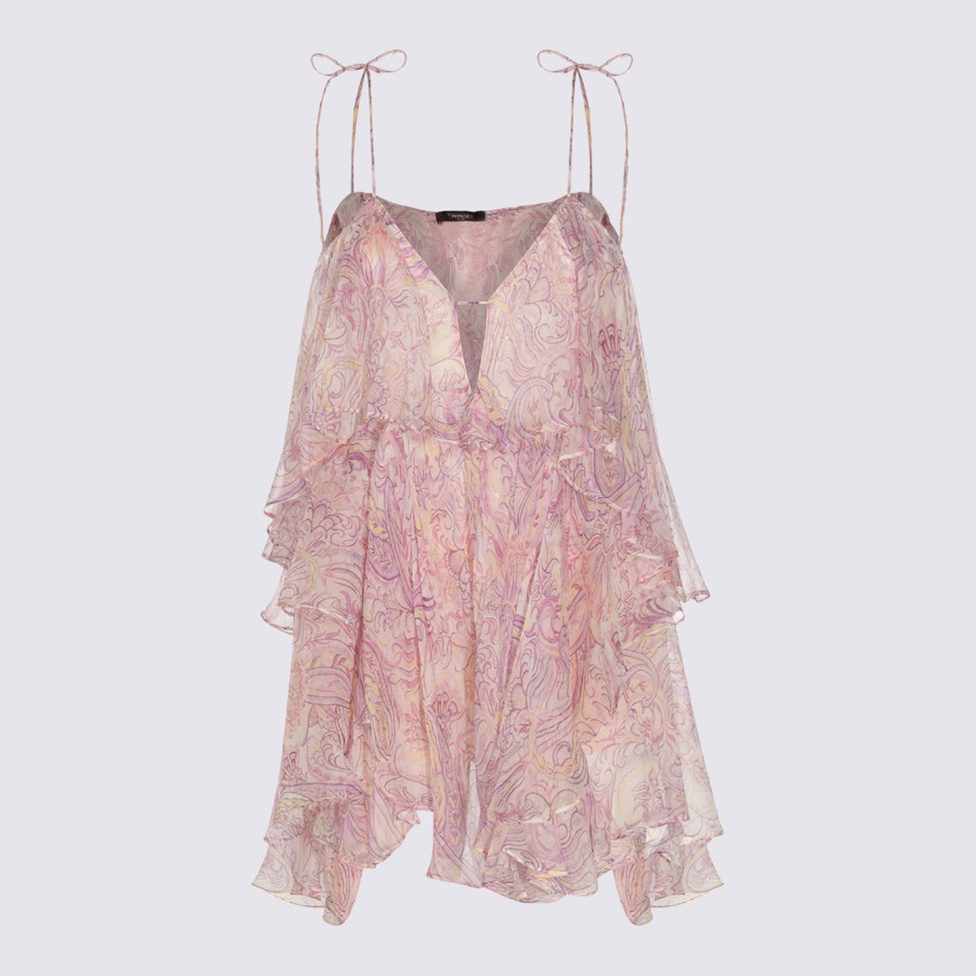 Twin-Set Dresses - ST. PAISLEY BIG LILAC | 24f85ac1d85ec1ca98b5eb57738297973d513b8f