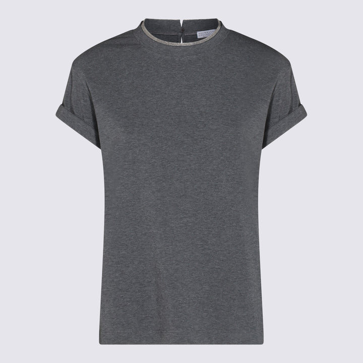 Brunello Cucinelli T-shirts and Polos - Blacks and greys | c1a37e98f0e0ef23ad95e6c260bd6e9ce6eadb4c