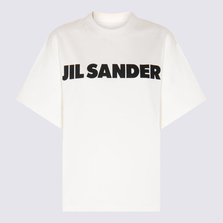 Jil Sander T-shirts and Polos - PORCELAIN | 173b01499c140310d27a9445b75ab0c4146af267