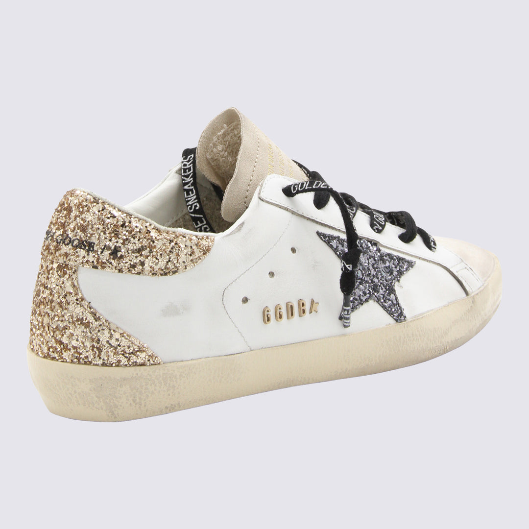 Golden Goose Sneakers - WHITE/SEEDPEARL/BLACK/GOLD | b64989fbe030b4a376b8e222a765cb0704f56b19