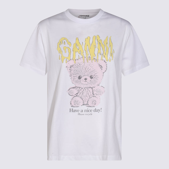 Ganni T-shirts and Polos - Light and natural | 416b1e823ce9674f461350b0fe94b6fe3a3f7687