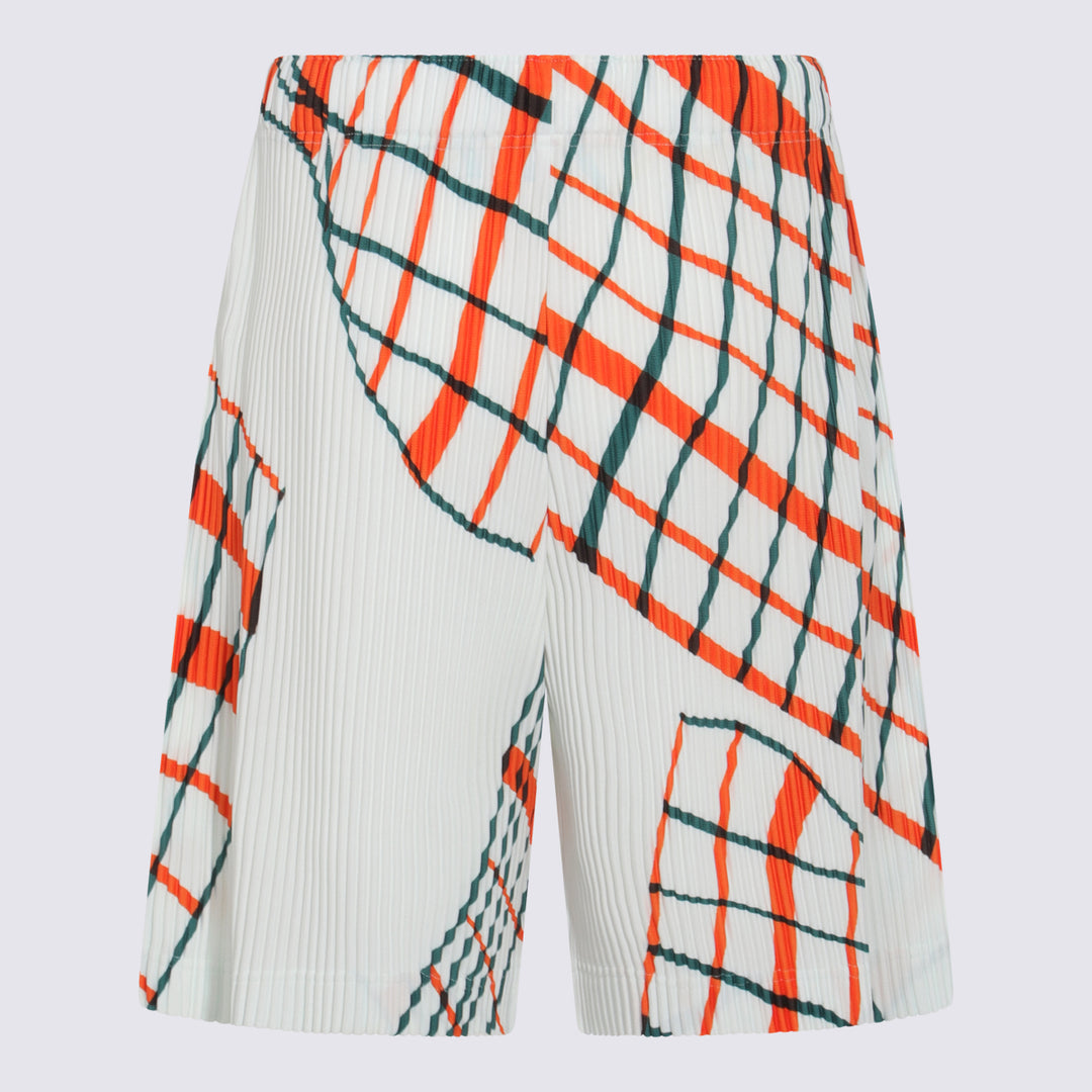 Homme Plisse Issey Miyake Shorts - WHITE/MULTI | e7e729bbbe06ff616fd1d0c711057c0b96d967db