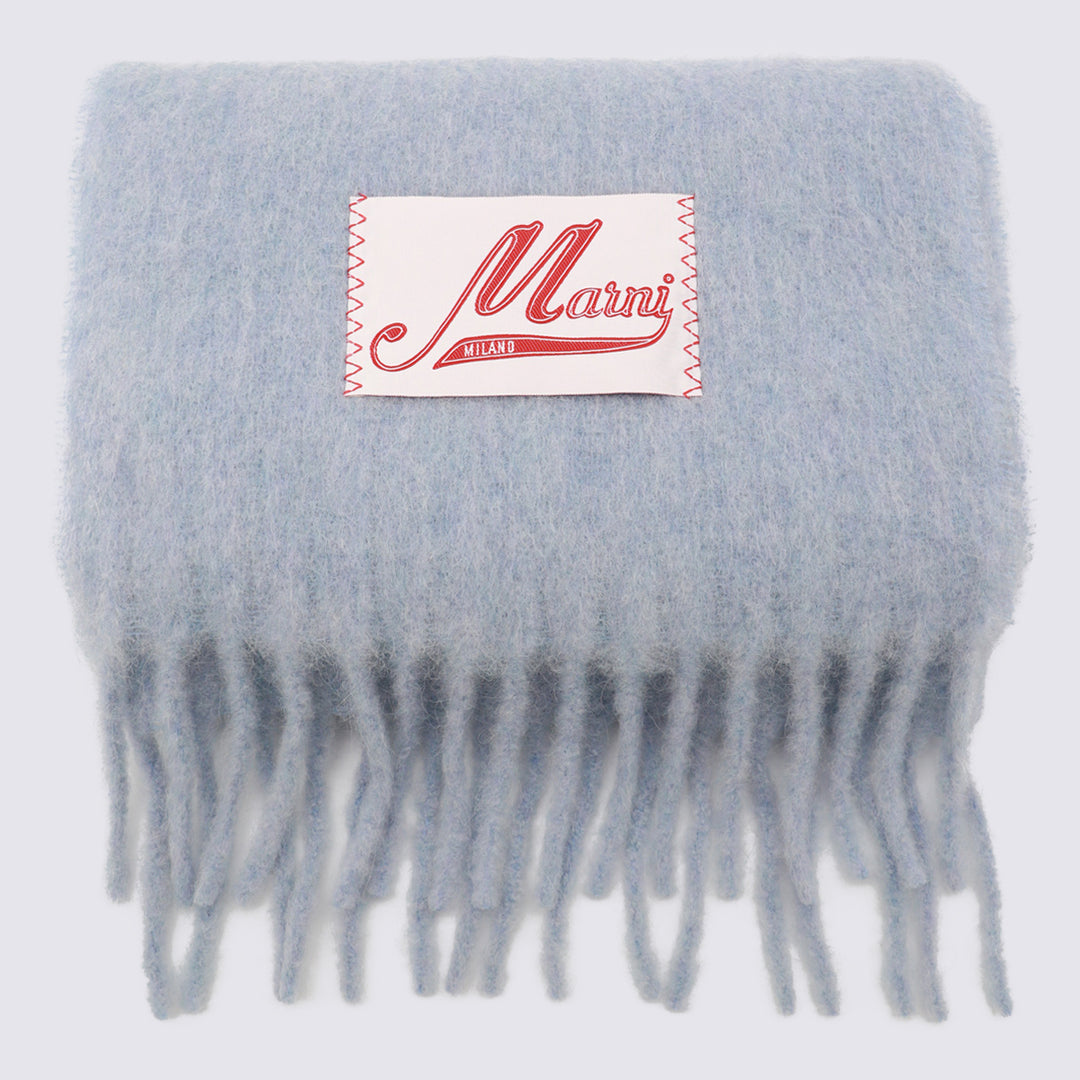 Marni Scarfs - IRIS BLUE MELANGE | b0bc2aec7facc4fa7cd2d945aaaa32a748a2ef57