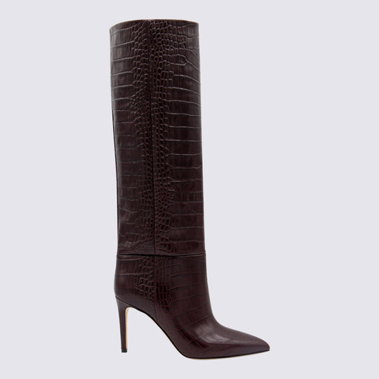 Boots Rouge Noir