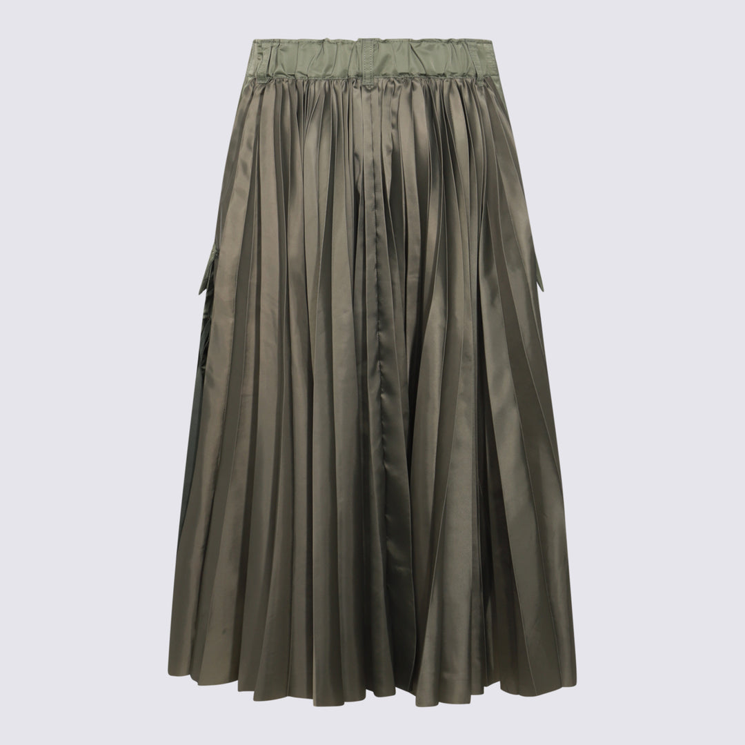 Sacai Skirts - Khaki | 56daa34c3ed2608e865b0f4b6acd377ab02b8363