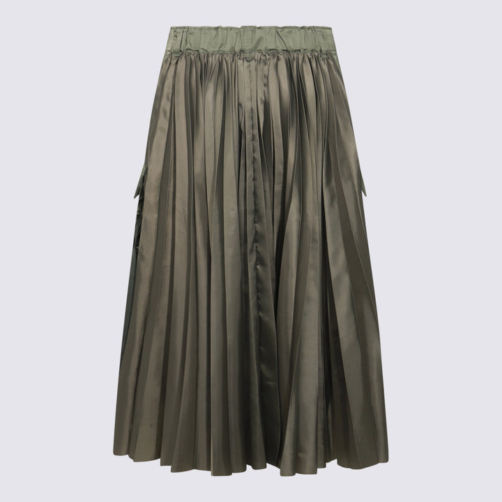 Sacai Skirts - Khaki | 56daa34c3ed2608e865b0f4b6acd377ab02b8363