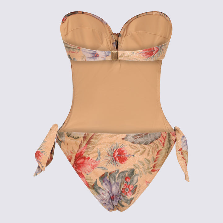Zimmermann Sea clothing - TAN MULTI FLORAL | 9be47ea08de209854fcbc99e073d954d5d98fc74