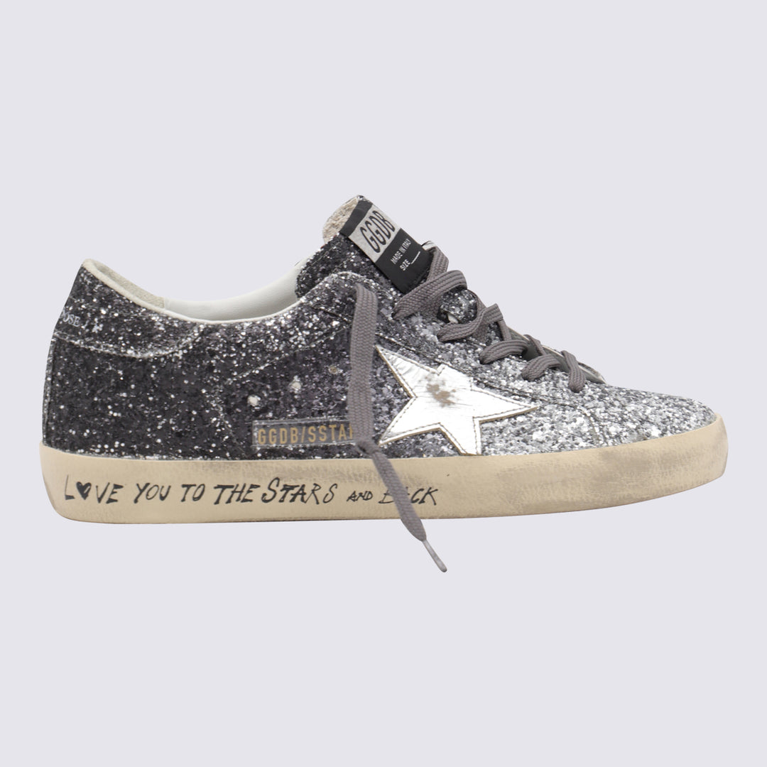 Golden Goose Sneakers - SILVER/BLACK | 245f48bb66da0a53ab1496d1406d3e2c85826ec8