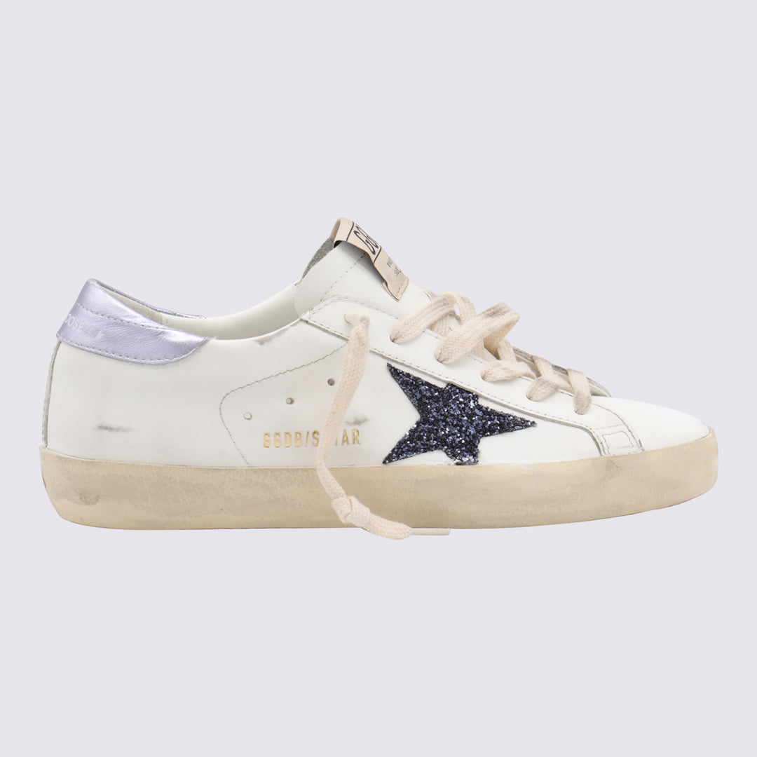 Golden Goose Sneakers - WHITE/BLACK/GLICINE | d08487df05d55f6019e2bb049220a2d60f3071fd