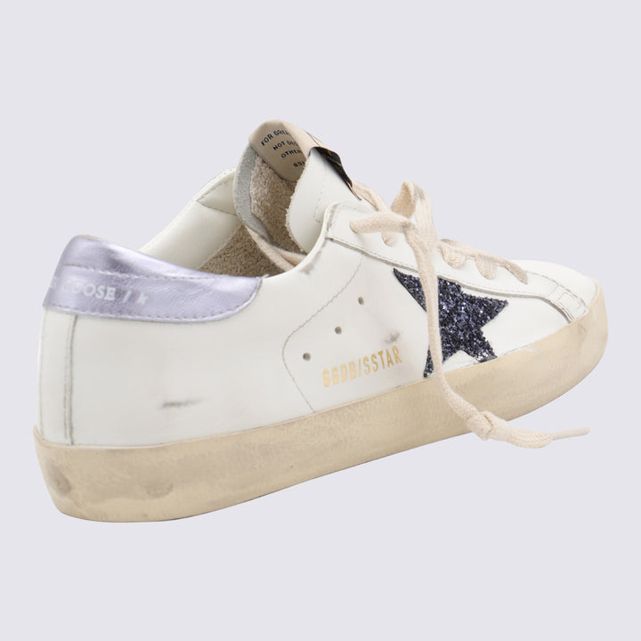 Golden Goose Sneakers - WHITE/BLACK/GLICINE | 556b64a53e6c4531cbe1a014a286c3970184f5c4
