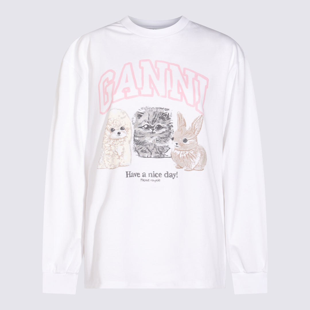 Ganni Sweaters - Light and natural | 538103800e275544eb3ecd224213554d552bfda7