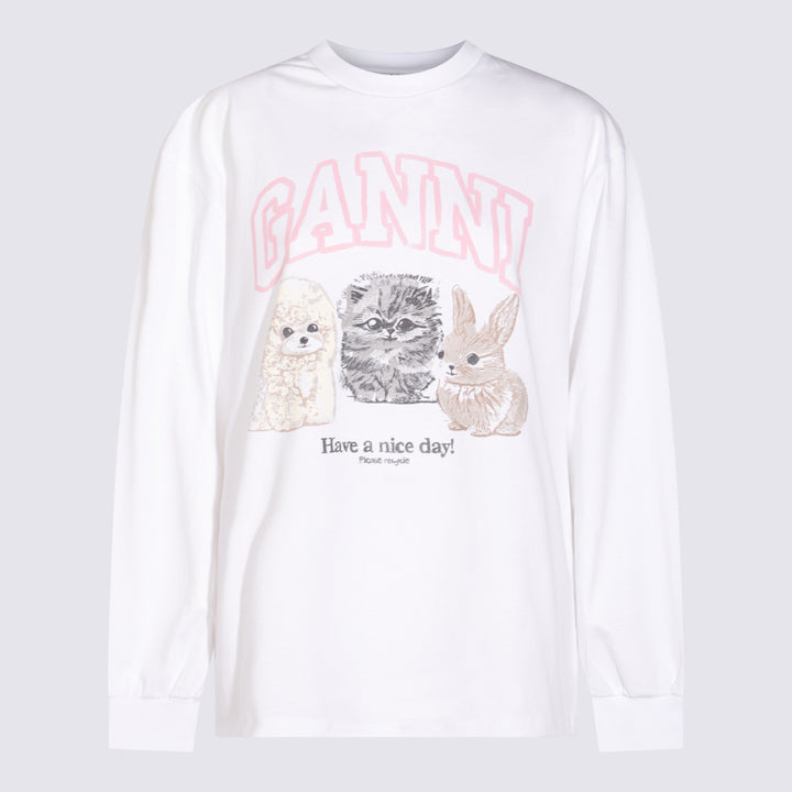 Ganni Sweaters - Light and natural | 538103800e275544eb3ecd224213554d552bfda7