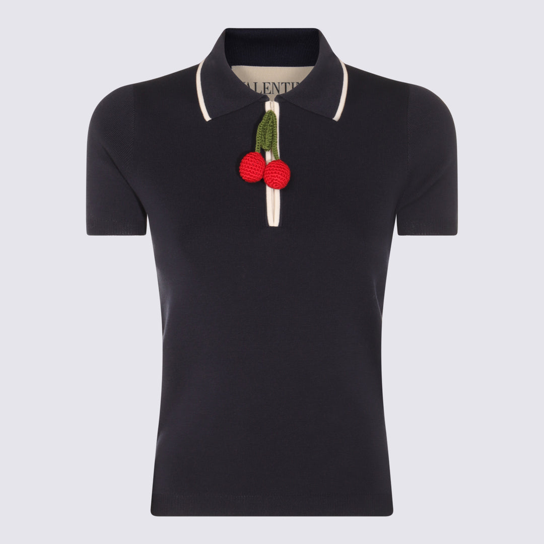 Valentino T-shirts and Polos - NAVY/IVORIO | 3939fd6c1fc5daae371181302f1b2df7f0fdfd96