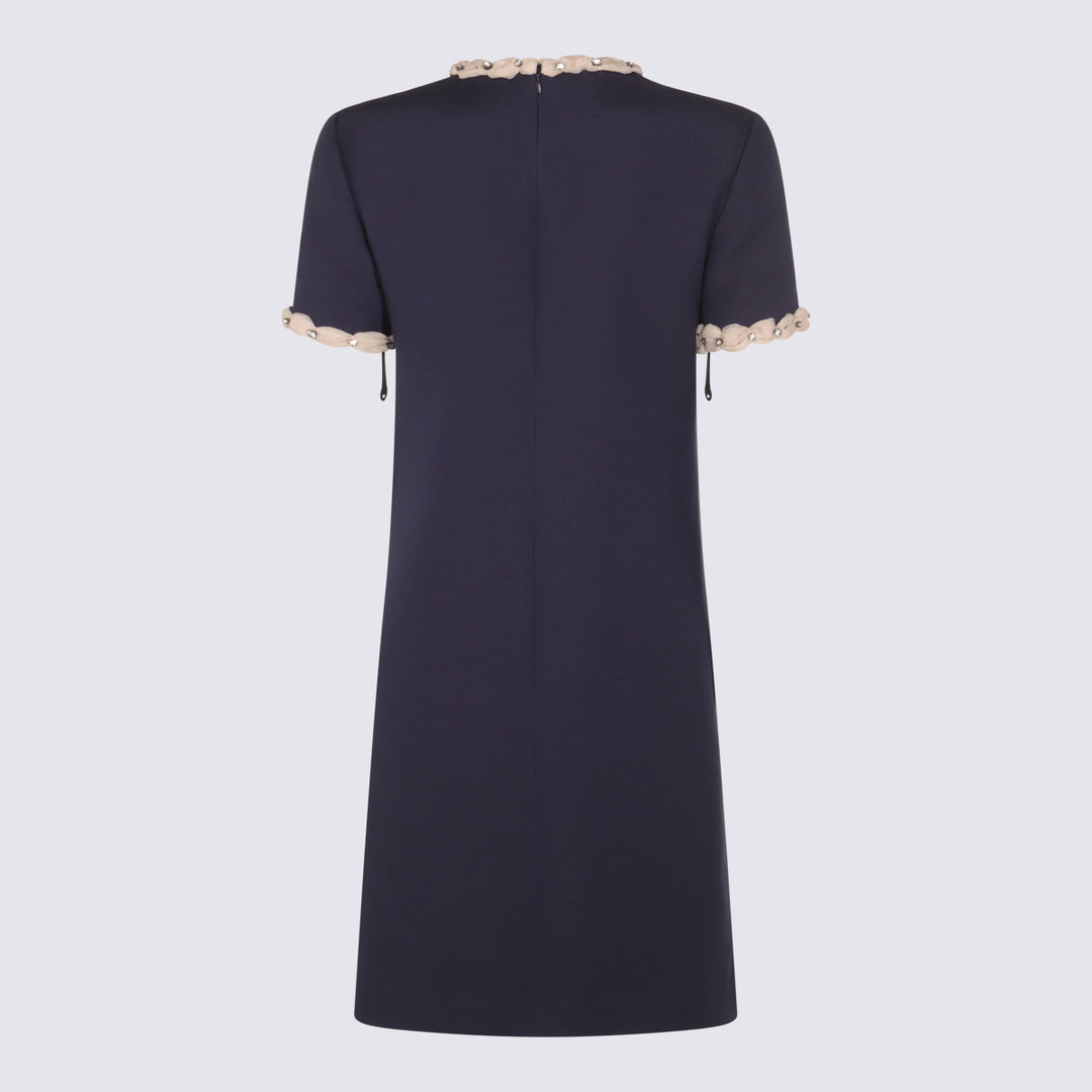 Valentino Dresses - INDACO/AVORIO | e576f30f36d682de4841e069c3214809575b2735