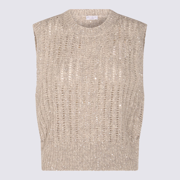 Brunello Cucinelli Sweaters - MADRE PERLA | e60b13fd532a210a74d69ef04935d138b0f610d8