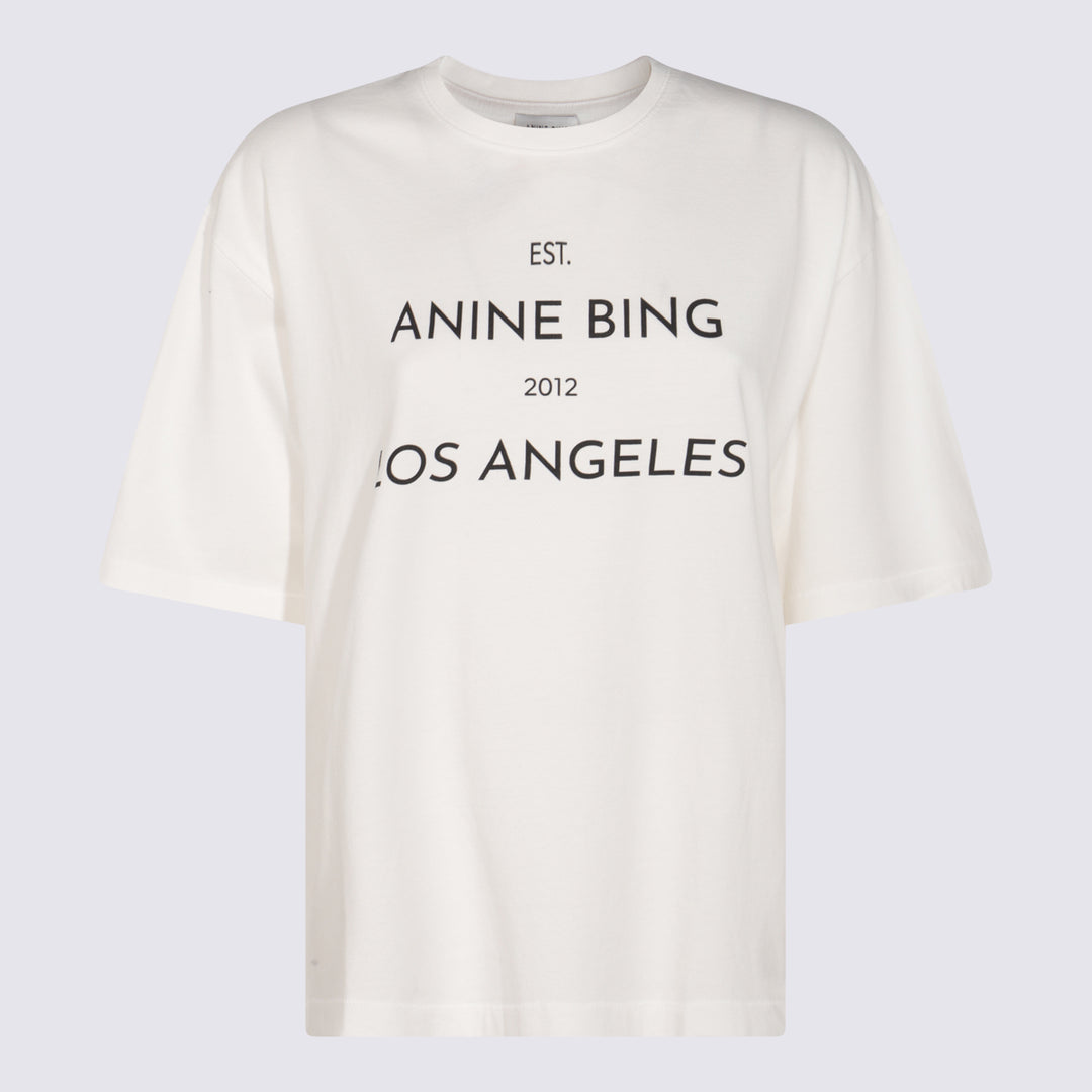 Anine Bing T-shirts and Polos - Light and natural | 01405b92e77b4da3bcdc6c836d7704ef414f5264