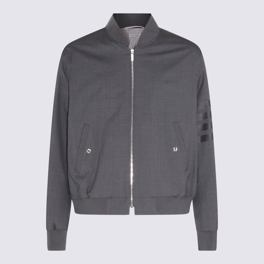 Thom Browne Sweaters - Blacks and greys | 097c5b8eff119db8e753c815ece00355bdf64fc8