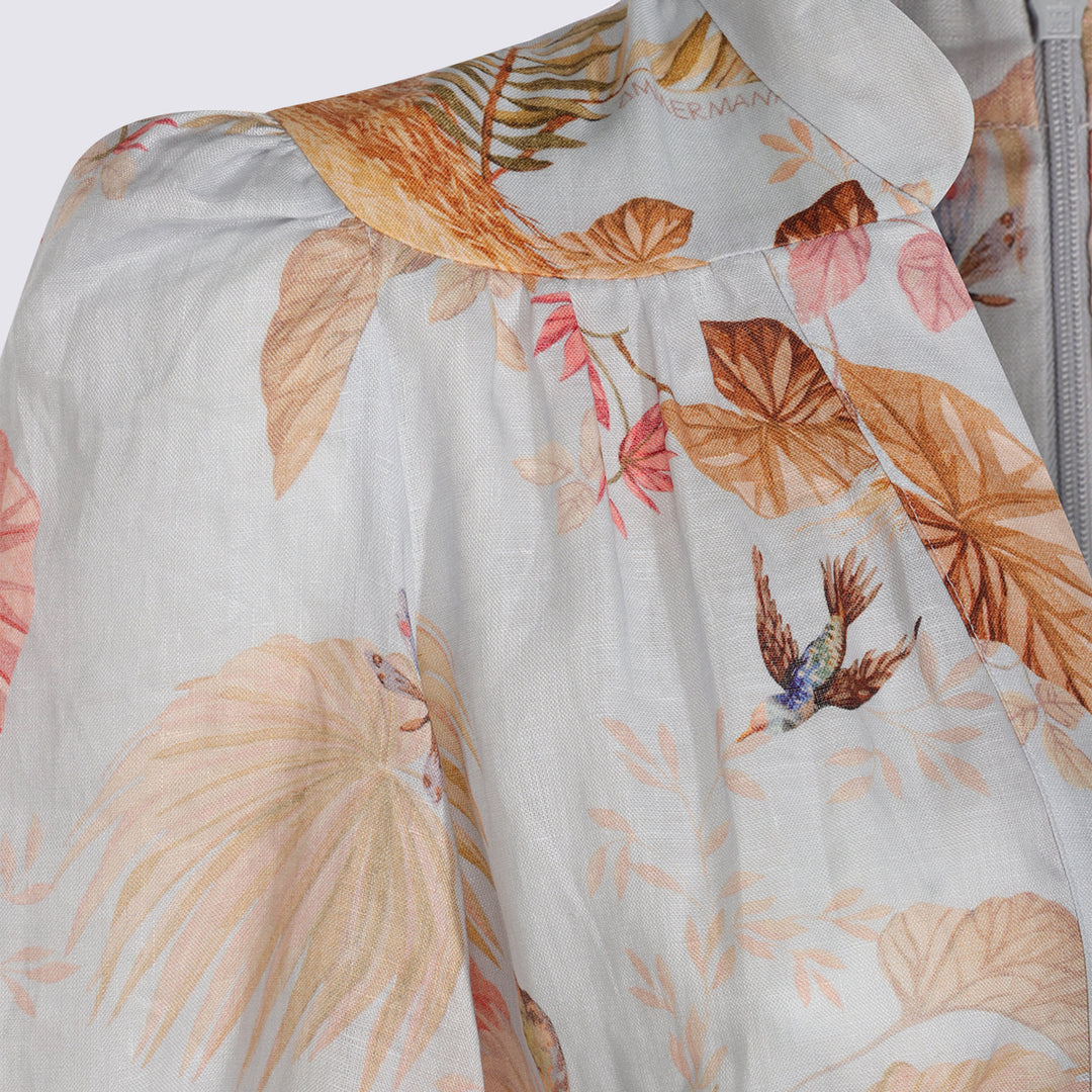 Zimmermann Dresses - LIGHT BLUE PALM FLORAL | a896149fb15ce5d61baa61ca36bc3f53feed5010