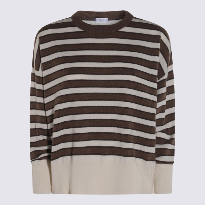 Brunello Cucinelli Sweaters - PANAMA/MARRONE/PIGNA | 3b2ac81761c18c7382c3fb3916eb710c2ca5ef61