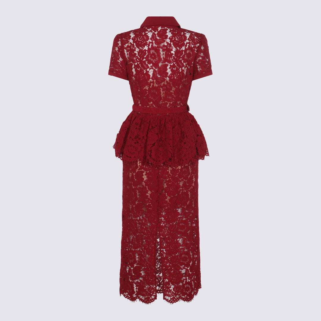 Self-Portrait Dresses - Blue and green | 2629e26f0d1b010ac42aa89bd3a9131936e5dc17