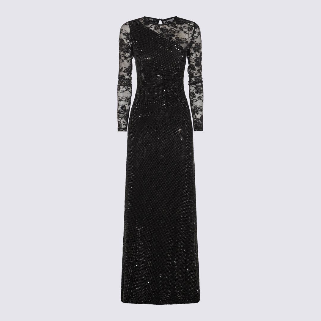 Self-Portrait Dresses - Blacks and greys | 5a2e4c8d1c5c216f56ea0a9db7401f8b9eadcd1e