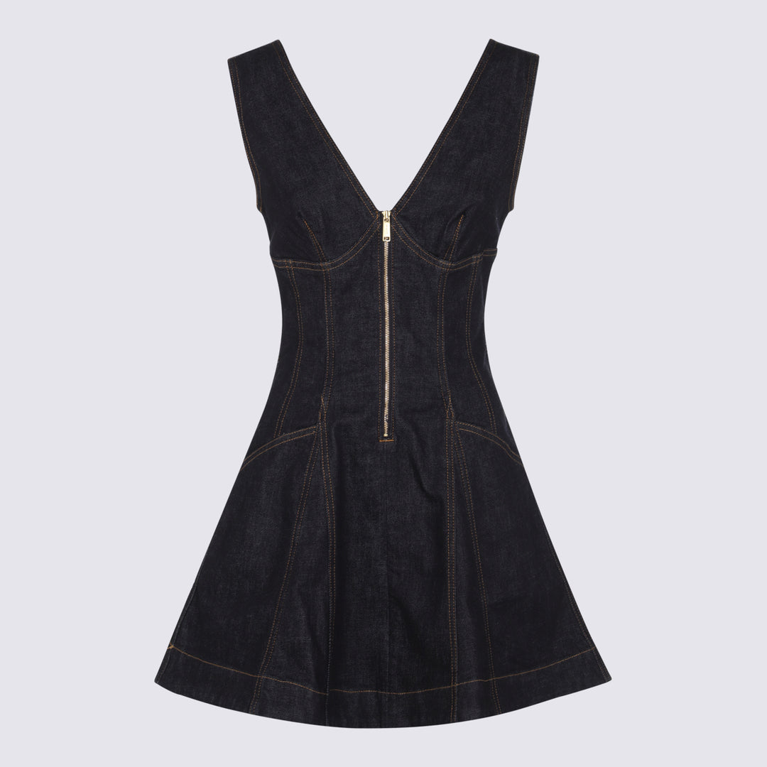 Self-Portrait Dresses - Blue and green | e59a9d6496c404b93a4752412e367b9ddc1cbbac