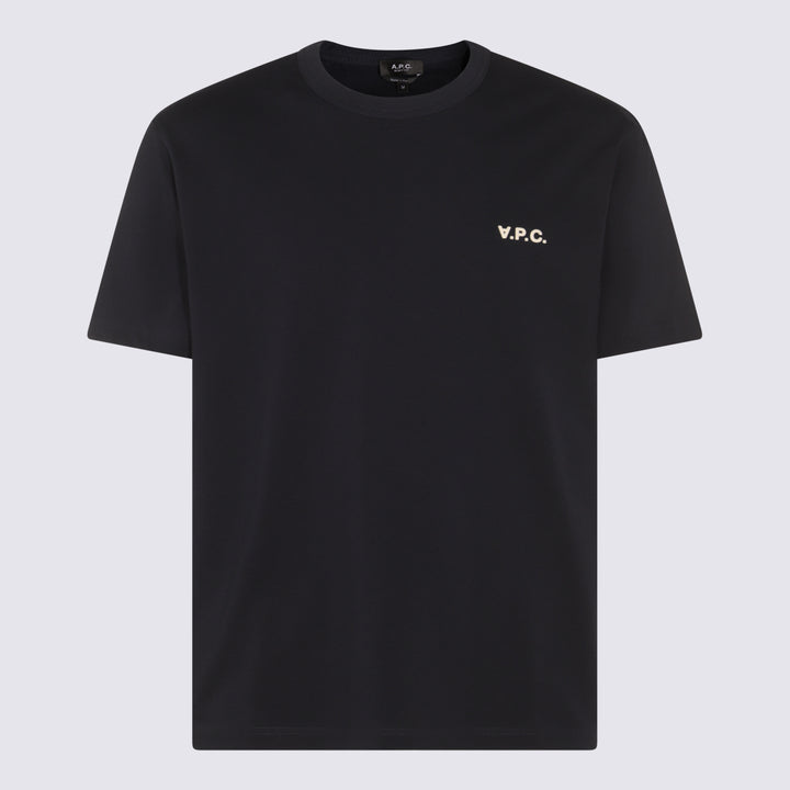 A.P.C. T-shirts and Polos - DARK NAVY/ECRU | 62ac615e1ad17a4beaf92a8f4f2404ac31eff2c8