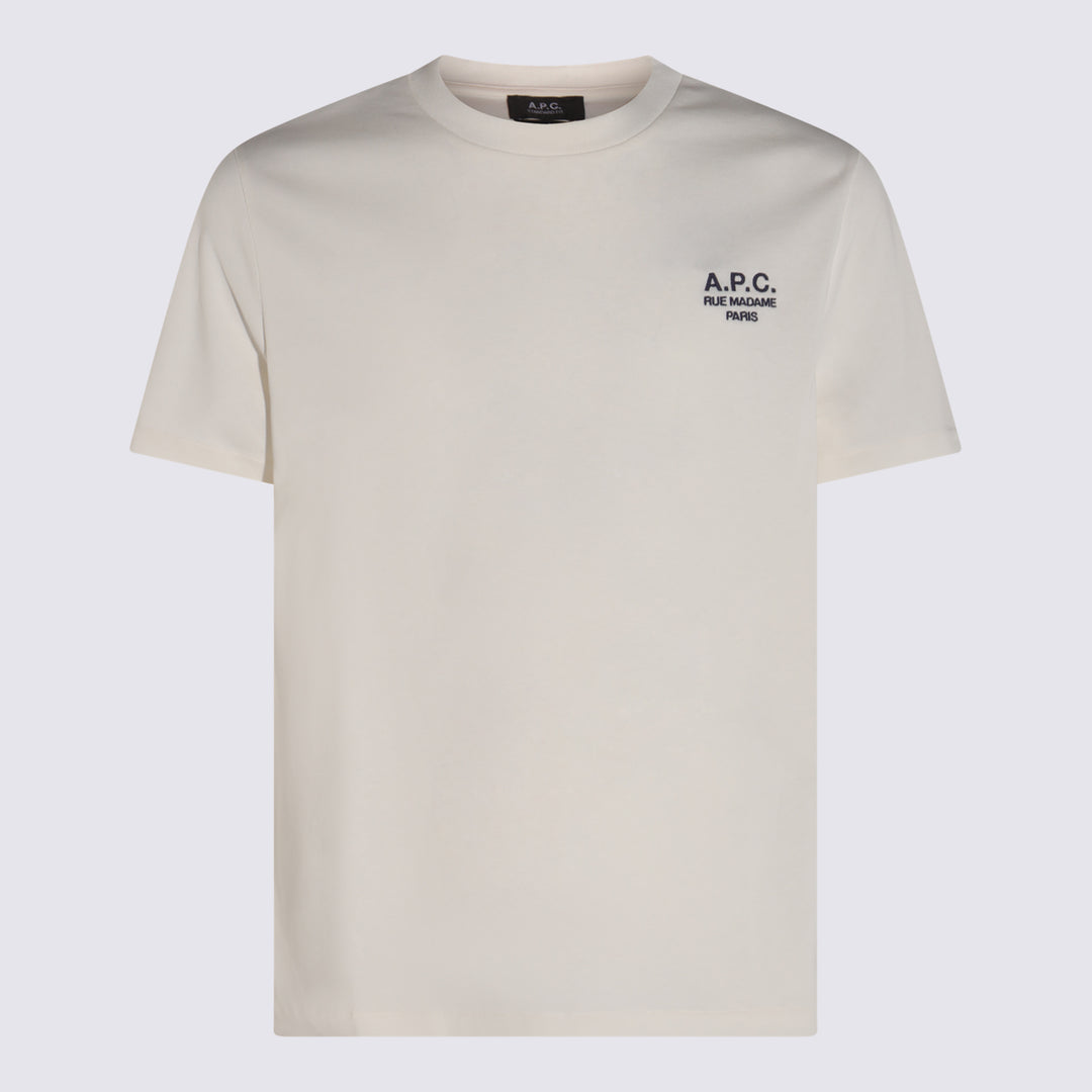 A.P.C. T-shirts and Polos - WHITE/DARK NAVY | 2b1610184477f3846377834d0723f381f97c0c11