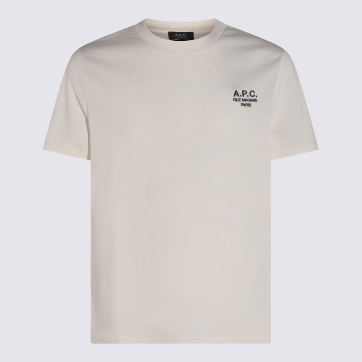 A.P.C. T-shirts and Polos - WHITE/DARK NAVY | 2b1610184477f3846377834d0723f381f97c0c11