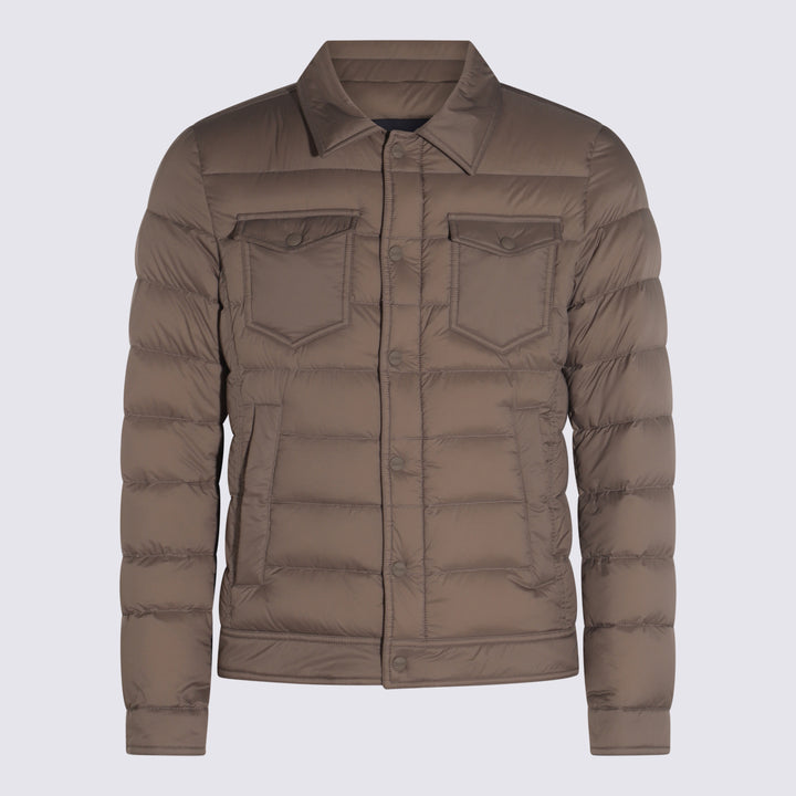 Herno Coats - Brown | 03e9e3269a49c363dff8ff93fb6b4a8d73e3c601