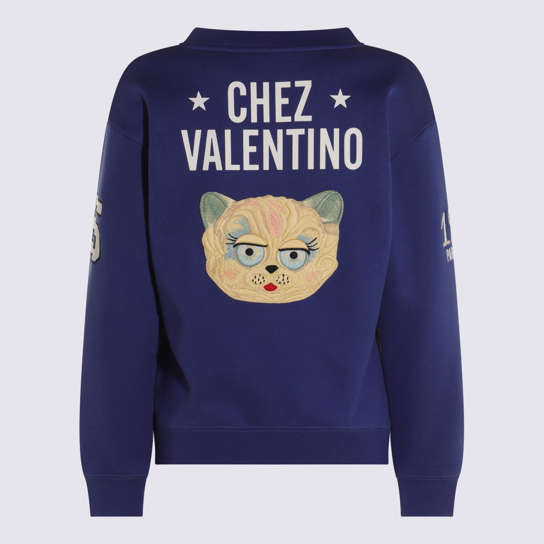 Valentino Sweaters - BLU/AVORIO | 4bf5a87aa8a3ab14782d83fdf47fe58927c4c10b