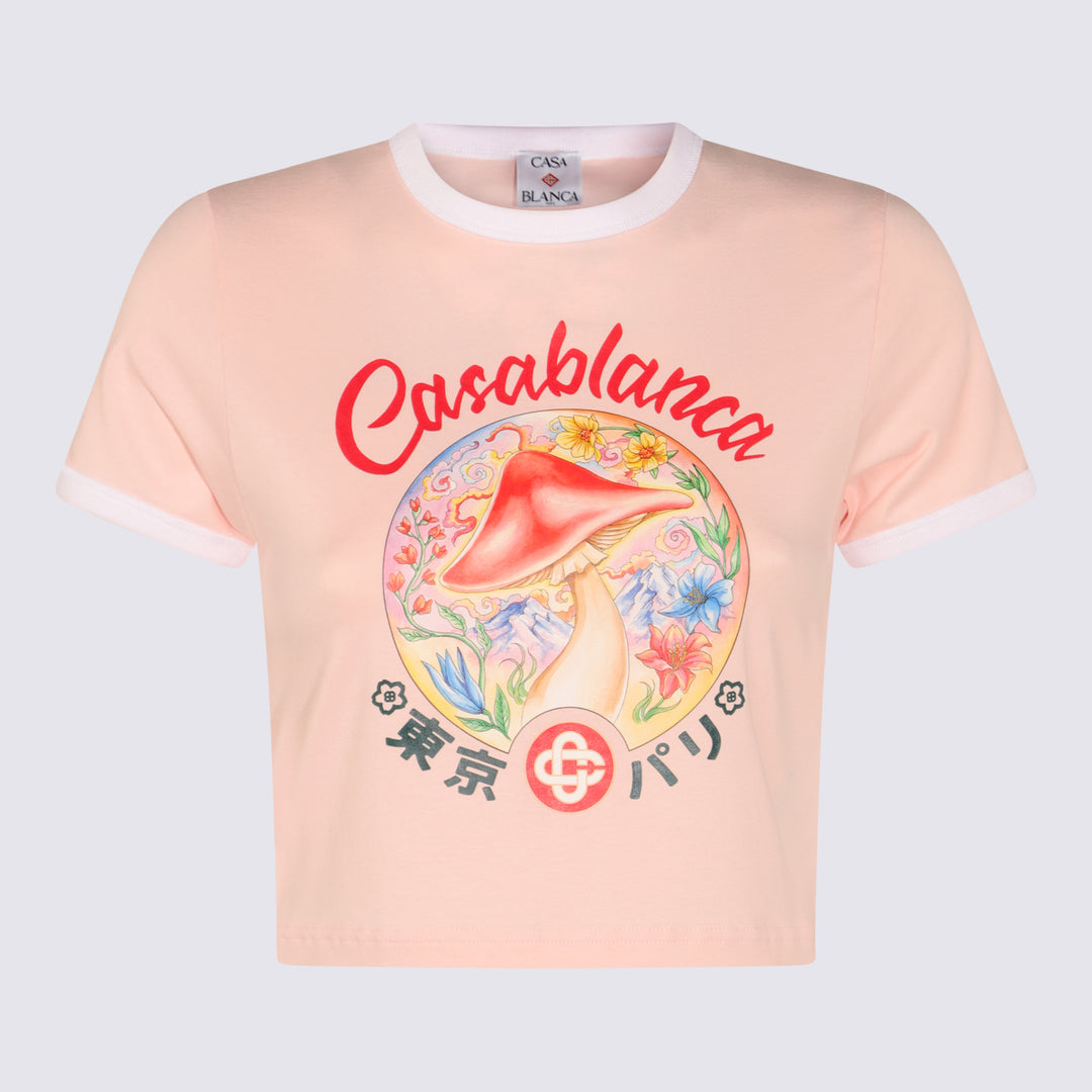 Casablanca T-shirts and Polos - Light and natural | eb8e2922f67179cb850d2a3b696ba9dc92fa356d