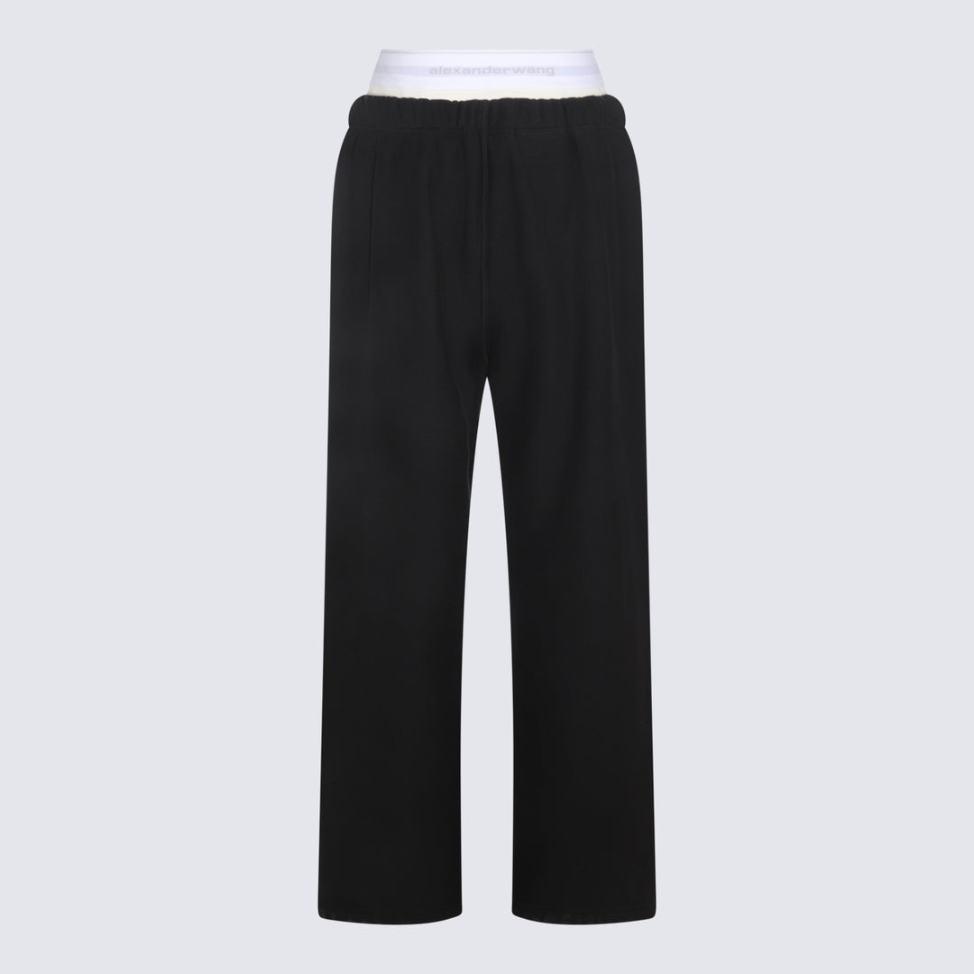 Alexander Wang Trousers - FADED BLACK | af87030e69bd2e27f1fe04a8ac904cc73c865bba