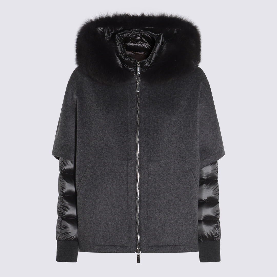 Moorer Coats - Blacks and greys | e9e6f61f85f6ff8debf4ec1f275b7fa1947f7fd0