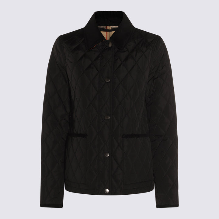 Burberry Coats - BLACK/SAND IP CHECK | a689c5ca77cd05ca7fa41495afa61d65dd4ebbaa