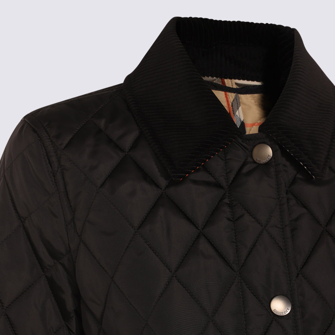 Burberry Coats - BLACK/SAND IP CHECK | f789804f53ed56162f6d294a7bdddc0c7978b25c