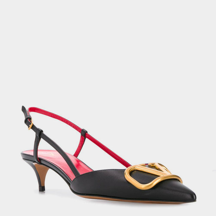 Valentino Garavani With Heel - Blacks and greys | 8c5d7f123a9d7410bd815b317df09562461c9418