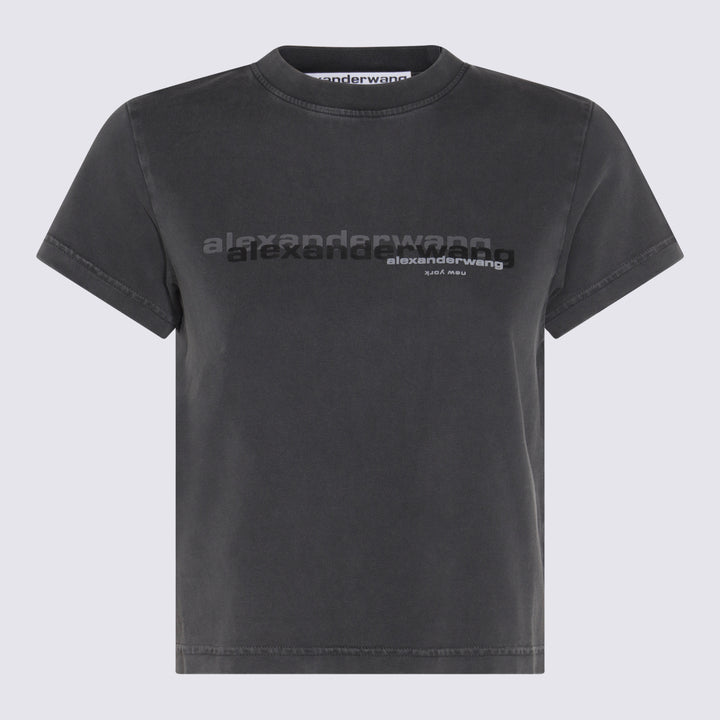 Alexander Wang T-shirts and Polos - WASHED BLACK | 52535a2cf4bdc6ebe3bec5e5bf9b2d57b393ce9a