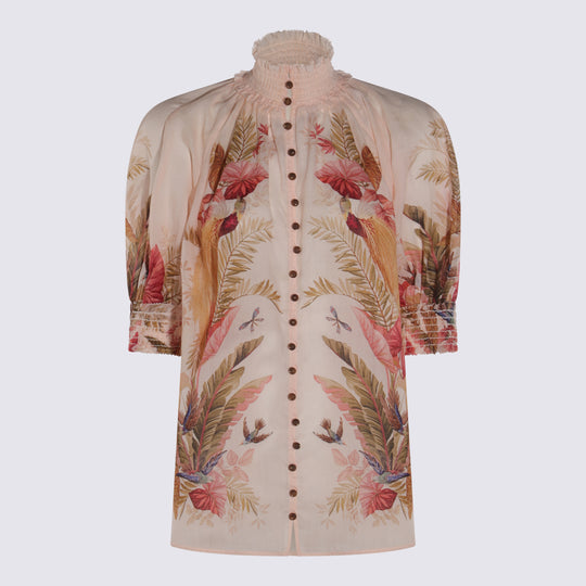 Top Cream Palm Floral