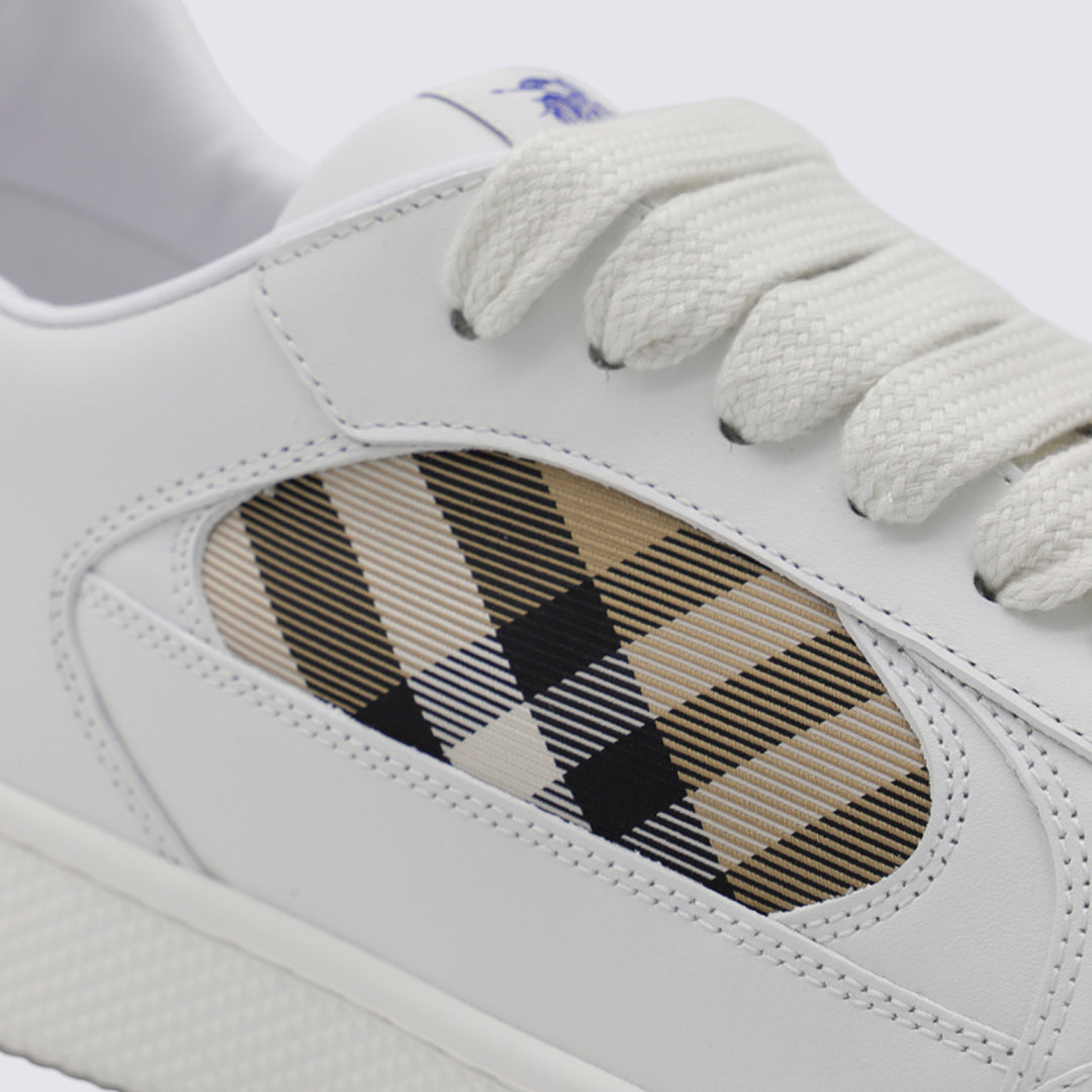 Burberry Sneakers - WHITE/SAND IP CHECK | bbb87c47ec45294a1da8be69b01dd86e77ae5df0