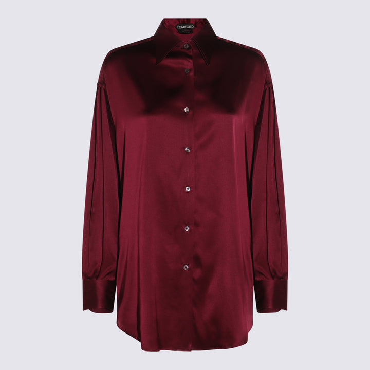 Tom Ford Shirts - DEEP PLUM | cce64c6f581eae8f471421e1365851e9615d645f