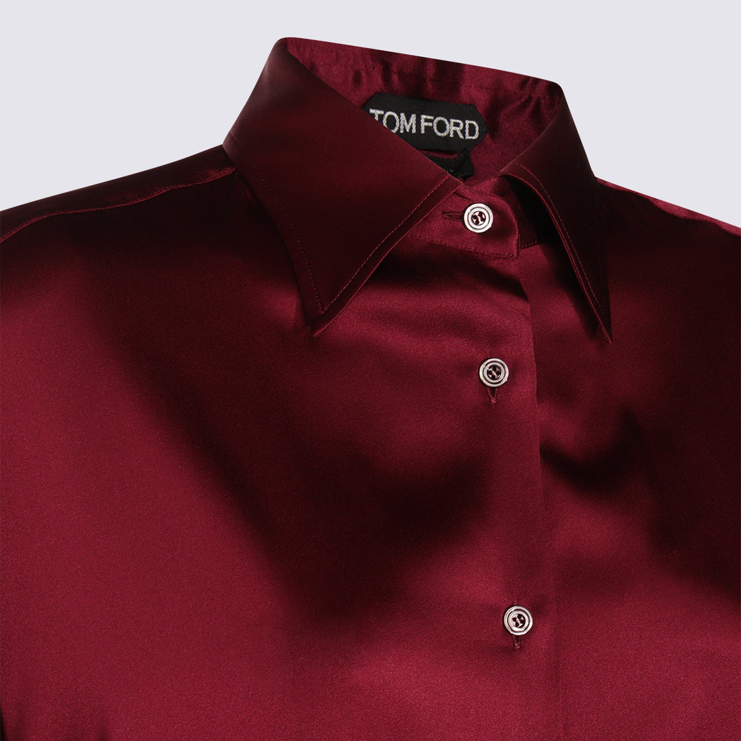 Tom Ford Shirts - DEEP PLUM | 2d75c102facb4a6b85f6ddd164c6bbc9fbb41658